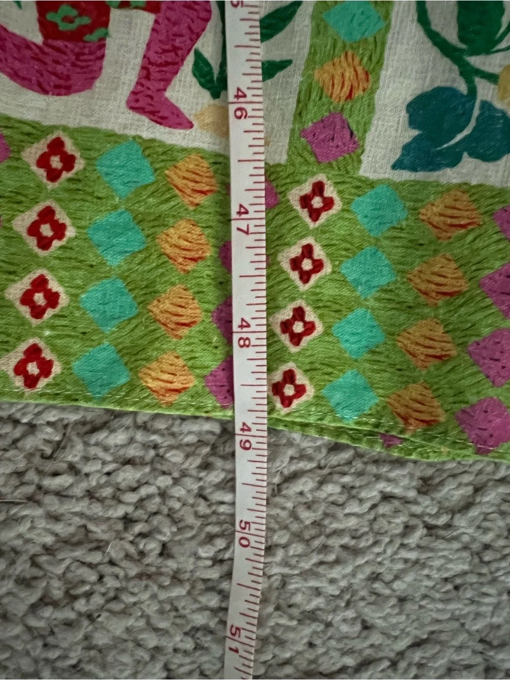 EUC Farm Rio Fruits Queen Long Sleeve Maxi Dress Small